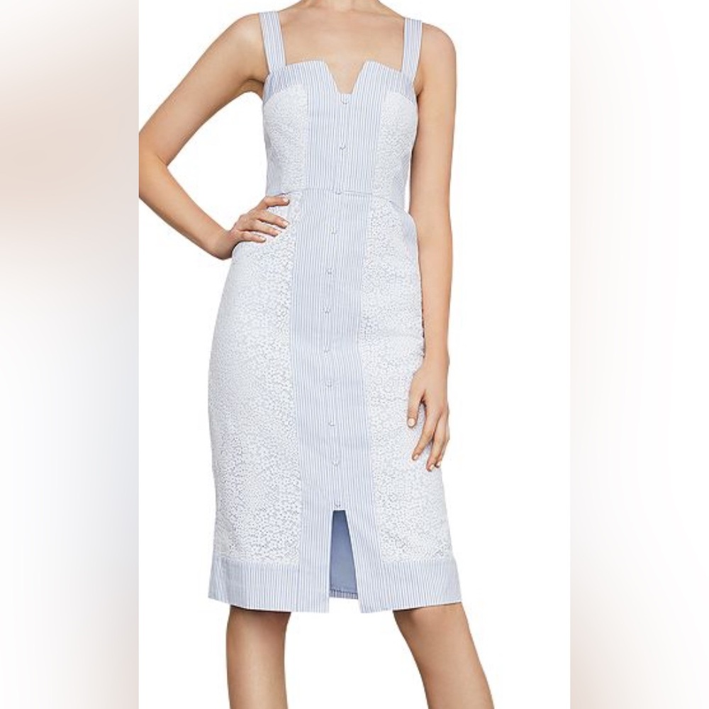 BCBG LACE TOP INSET DRESS - Picture 4 of 11